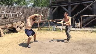 Spear vs sword -  Rocky Myers vs Dimk drill