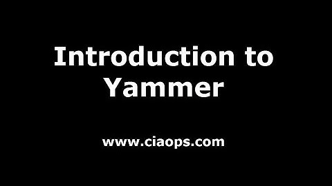Introduction to Yammer
