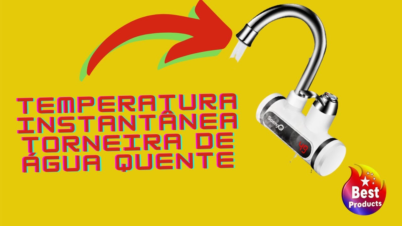 Temperatura instantânea torneira de água quente