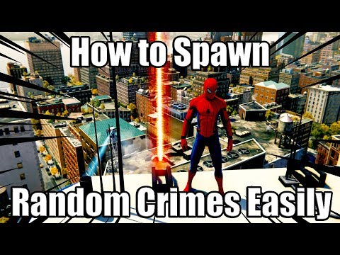 MARVEL'S SPIDER-MAN [PS4 PRO] - How to Spawn Random Crimes Easily (Thug, Demon, Prisoner, & Sable)