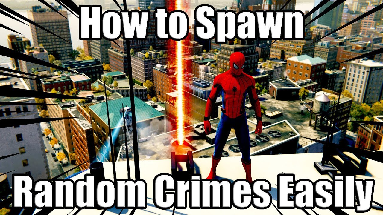MARVEL'S SPIDER-MAN [PS4 PRO] - How to Spawn Random Crimes Easily (Thug, Demon, Prisoner, & Sable)