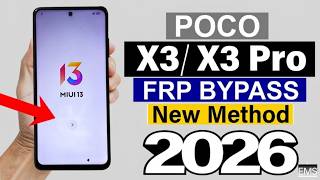 POCO X3/ X3 Pro - Google/ FRP Bypass | 100% Working New Method 2026 (Without Pc) POCO X3/ X3 Pro - Google/ FRP Bypass | 100% Working New Method 2026 (Without Pc)
