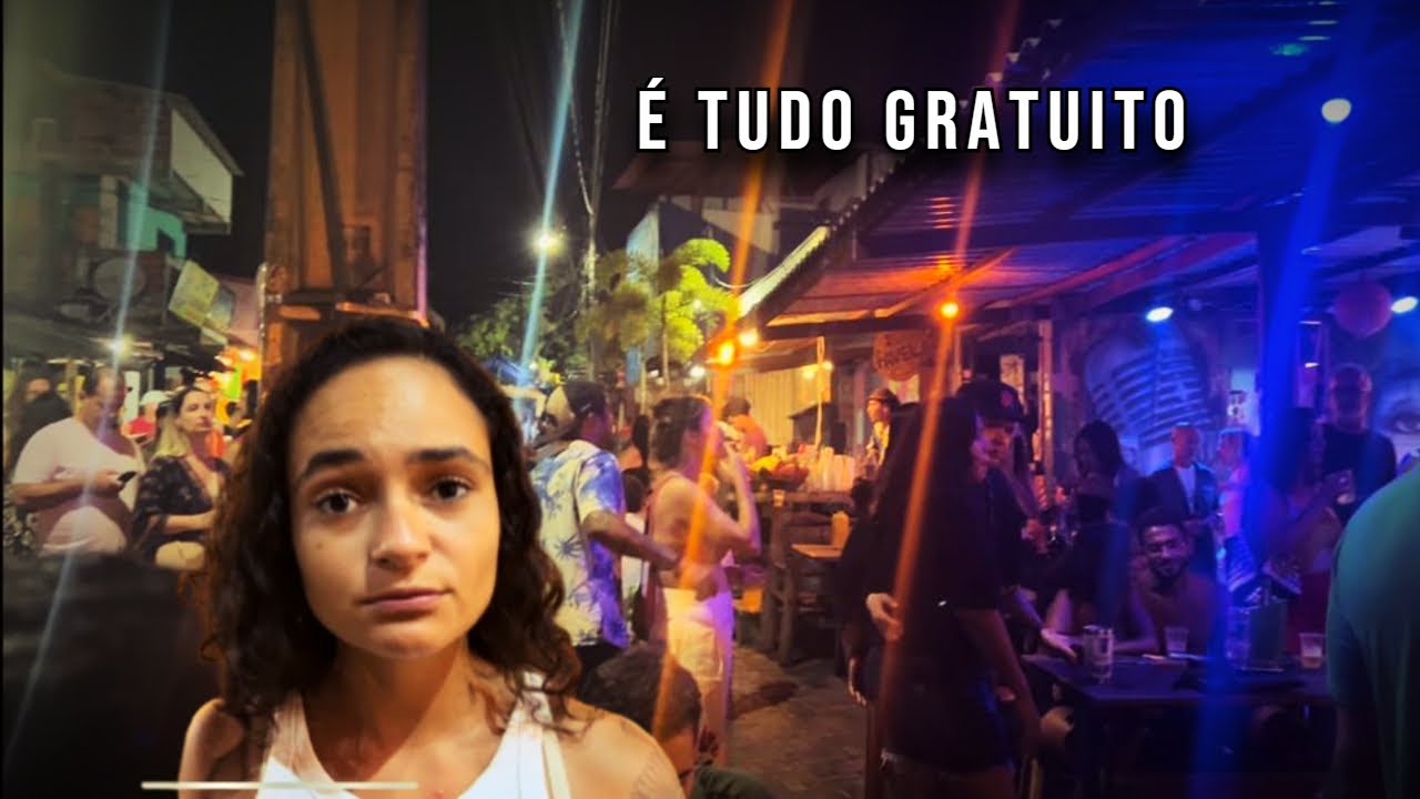 ASSIM É A AGITADA NOITE DE ITACARÉ NA BAHIA
