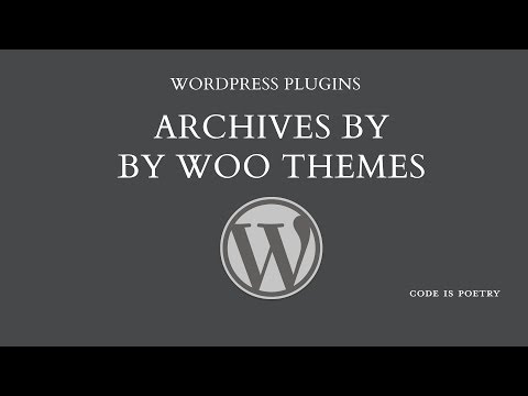 WordPress Plugins Archives by Woo Themes