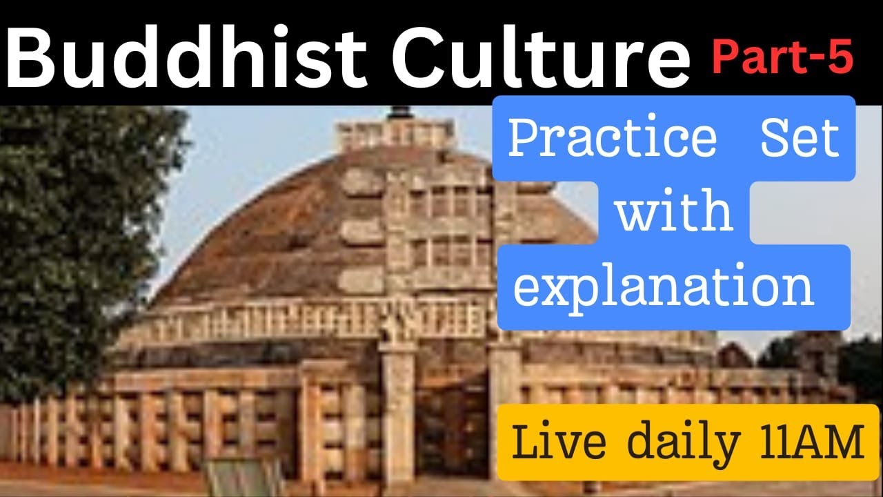 Practice set with explanation on Buddhist Culture and Philosophy| For UPSC|State PSC| UGC| JRF| NET|