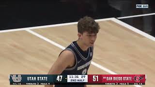 All four Tucker Anderson 3 pointers against San Diego State