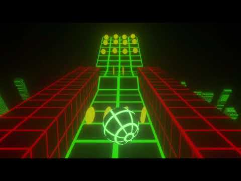 Neon Ball Slope gameplay