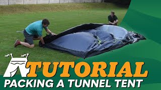 How to pack away a Tunnel Tent (Tutorial Video)