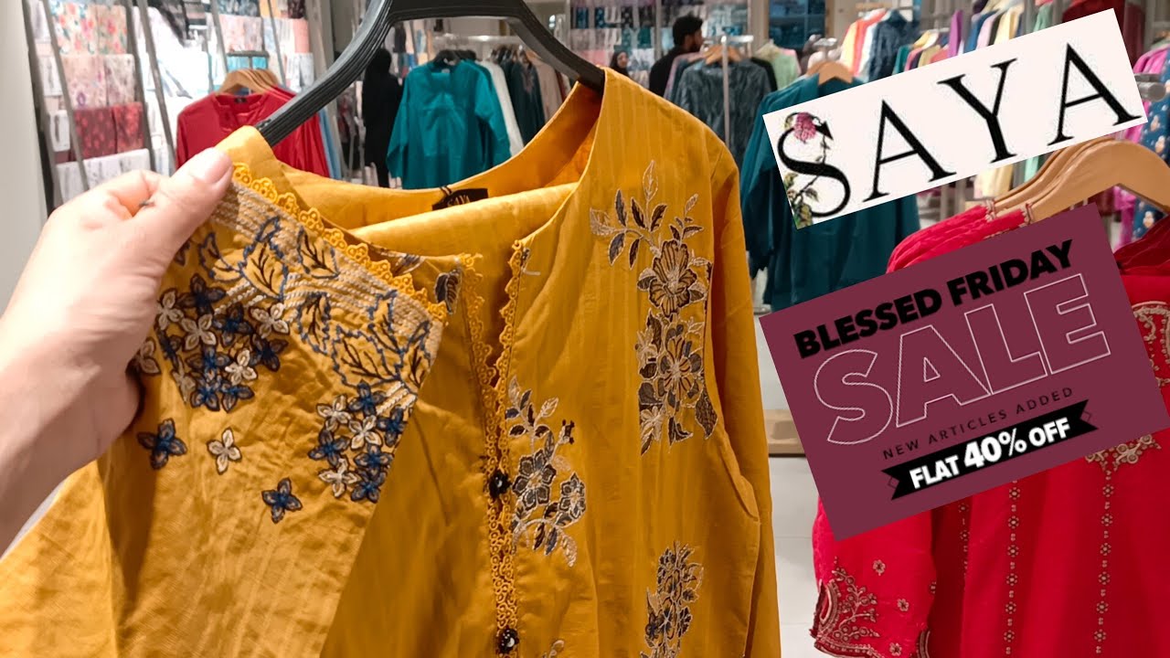 Saya Winter Sale 40% OFF🔥Saya Brand Biggest Winter Sale Start ❣️ Saya Saele 2025🥰