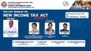 One Day Seminar on New Income Tax Act  Series-1 | 18th April 2026