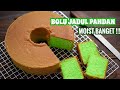 RESEP BOLU JADUL PANDAN | RESEP BOLU 5 TELUR | BOLU PANDAN | SANGAT MUDAH