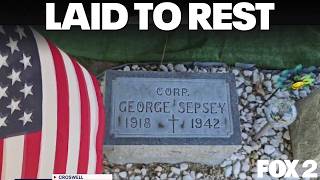 Cpl. George Francis Sepsey laid to rest nearly 84 years after death