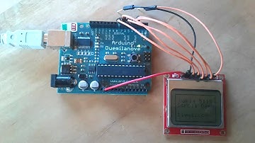 Scrolling text on Nokia 5110 from an arduino