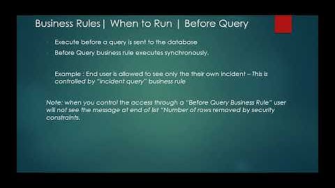 Before Query Business Rule [ServiceNow]