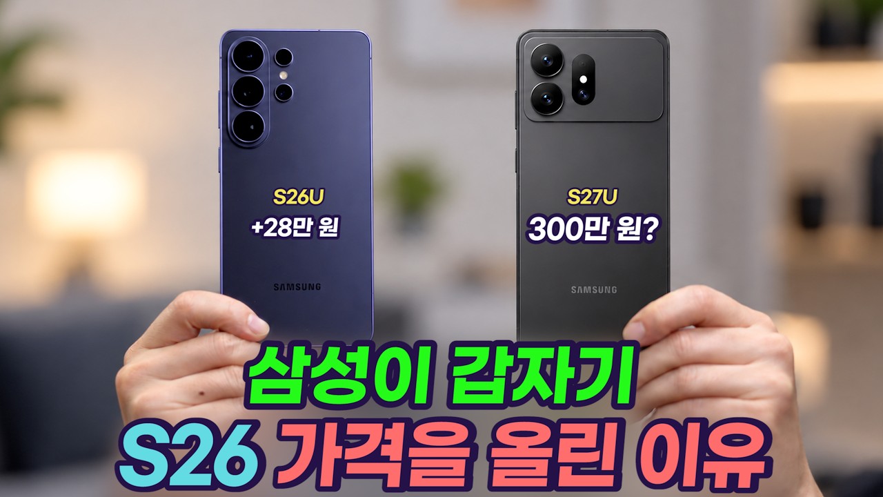 삼성이 갤럭시 S26 출시 7개월 후 28만 원 올린 이유. S27 울트라는 300만 원?