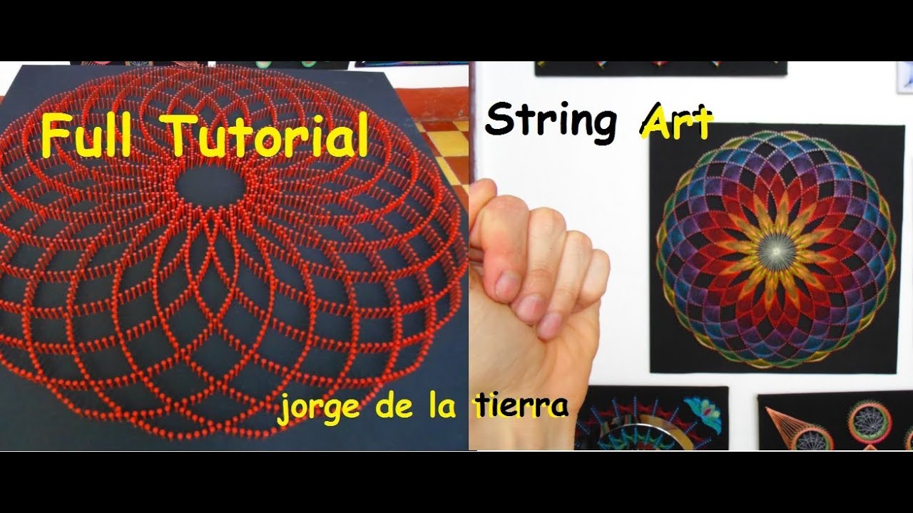 string art illuminati o flor de la vida por jorge de la tierra segunda parte