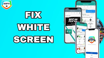 How To Fix And Solve White Screen On Espn Fantasy App | Final Solution