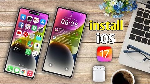 🔥iOS 17 | install With Any Android phones || #iphone #android #ios17features (#rahul)