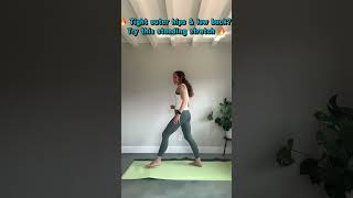 Tight Hips or Low Back? Try This Standing Stretch #hippainrelief #lowbackpain #mobility #fitover50