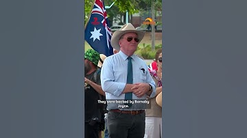 Barnaby Joyce attends anti-immigration rally held in Sydney