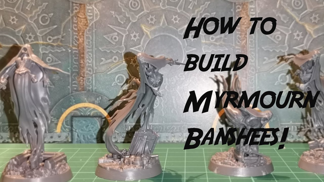 Warhammer Aos Nighthaunt - Easy to Build Myrmourn Banshees Dolentes