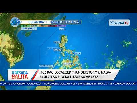 Bagyo ‘Queenie,’ yara na sa gwa sang Philippine Area of Responsibility | Ratsada Balita