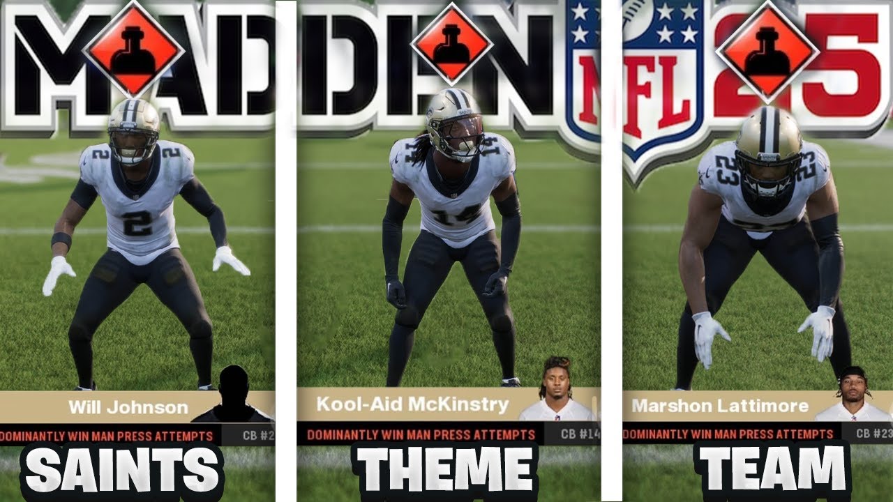 Locking Down with Man Coverage! Saints Theme Team in MUT 25