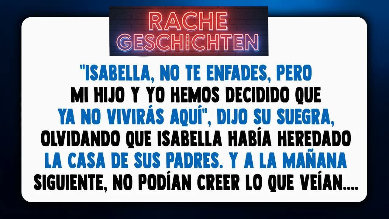 ＂La suegra la echó, diciendo que era decisión de su hijo, hasta la mañana siguiente   ＂