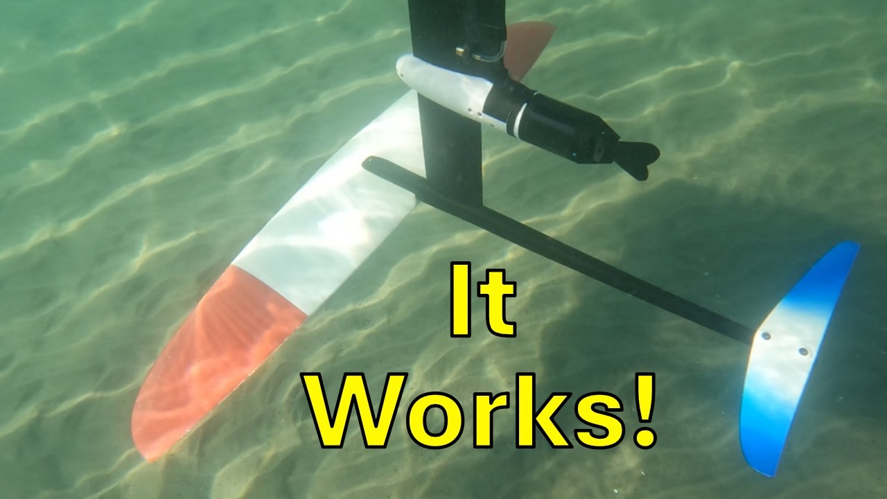 3D Printed Hydrofoil Test – What Works and What Breaks | With Bambu Lab H2D