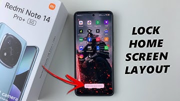 How To Lock Home Screen Layout On Redmi Note 14 / 14 Pro+