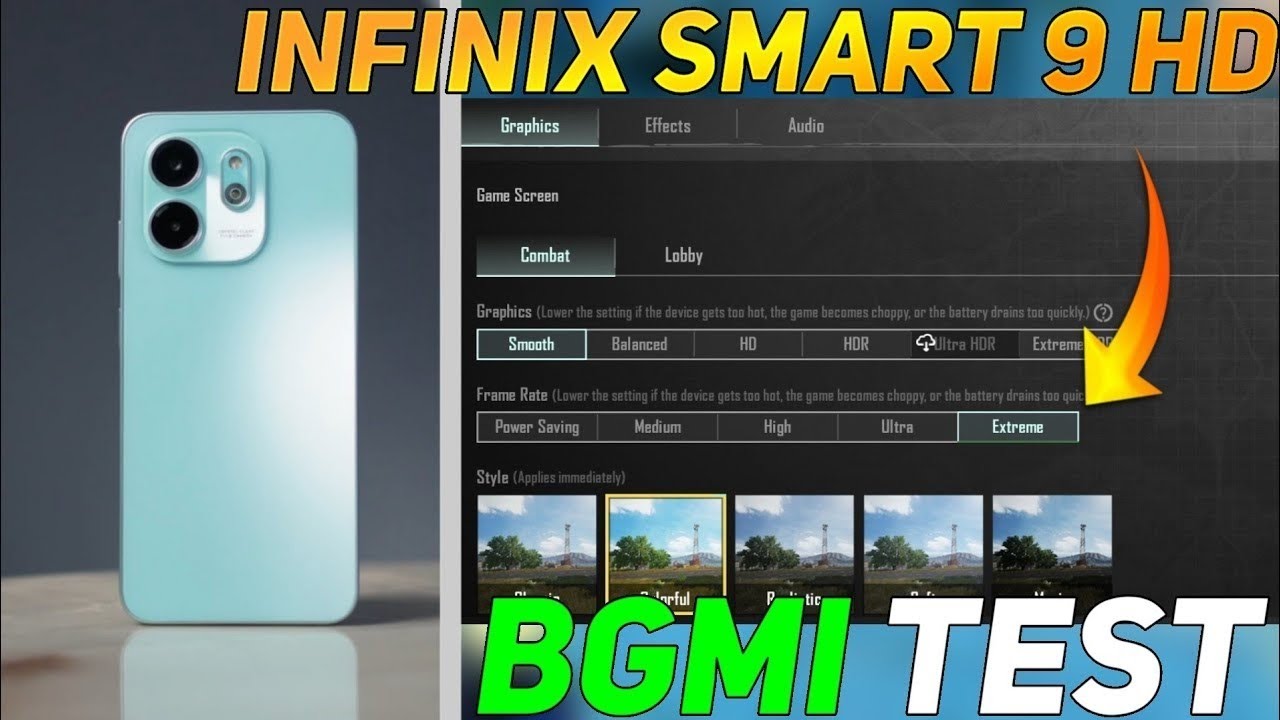 INFINITIX SMART 9 HD BGMI GAMEPLAY TEST 🔥 ll INFINIX SMART 9 HD BGMI ...