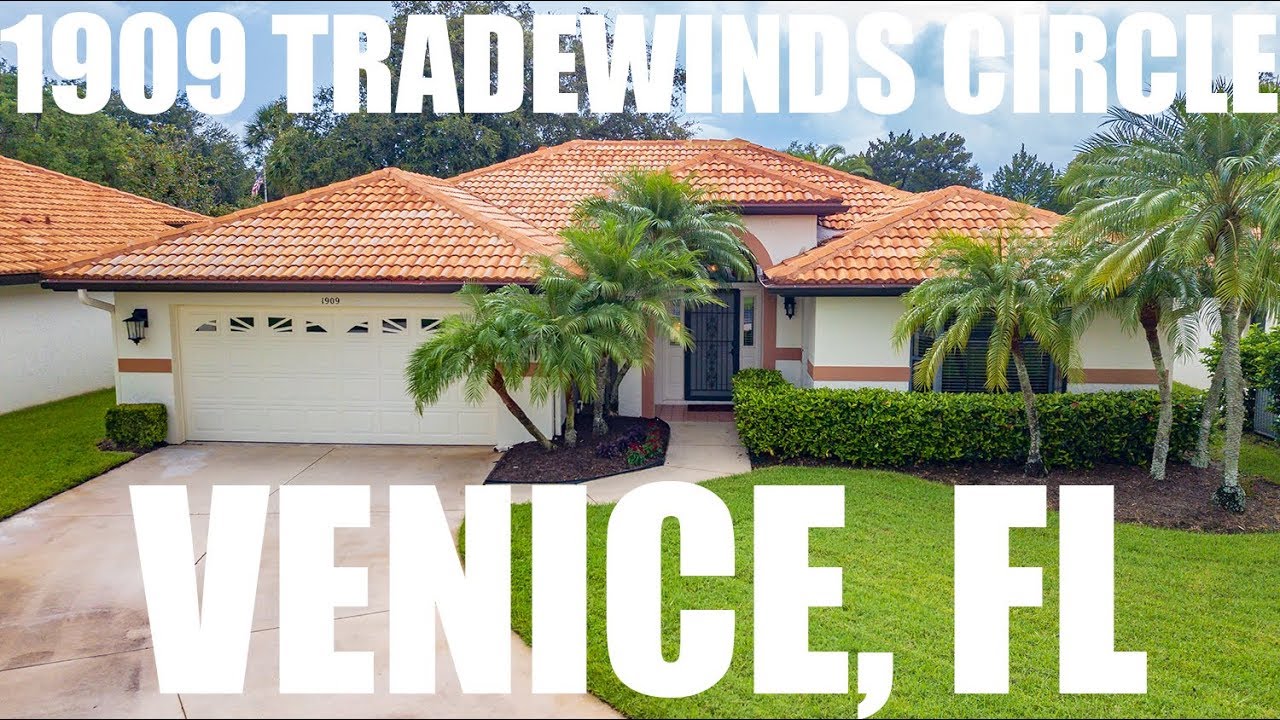 1909 Tradewinds Circle, Venice, Florida Real Estate Video Walk through YouTube