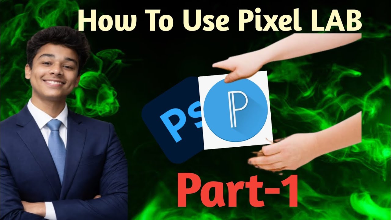 How to create a thumbnail for youtube || How to use pixel LAB || Part-1 ...