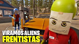 NOVO SIMULADOR de ALIENS TRABALHANDO em UM POSTO DE GASOLINA! SÓ QUE NINGUÉM PODE SABER!! screenshot 4