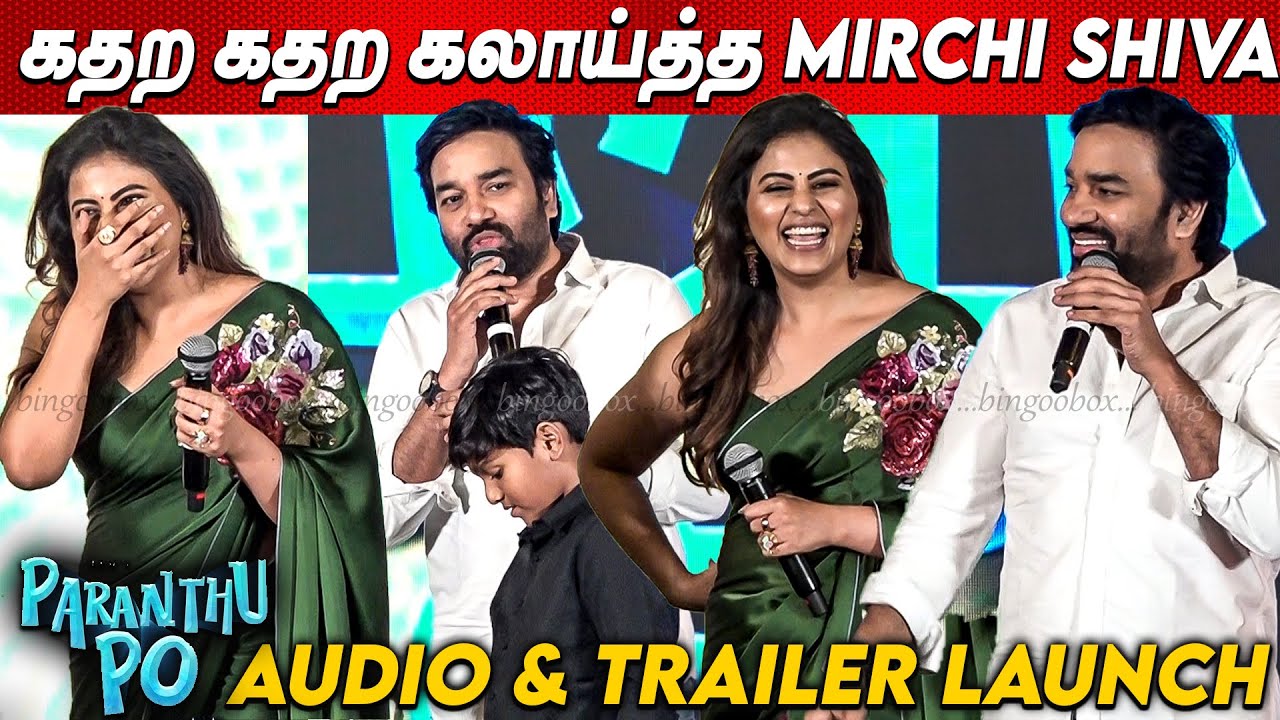 Anjali முதல் Mysskin வரை😂😂 கதற கதற கலாய்த்த Mirchi Shiva Speech at Paranthu Po Audio Launch