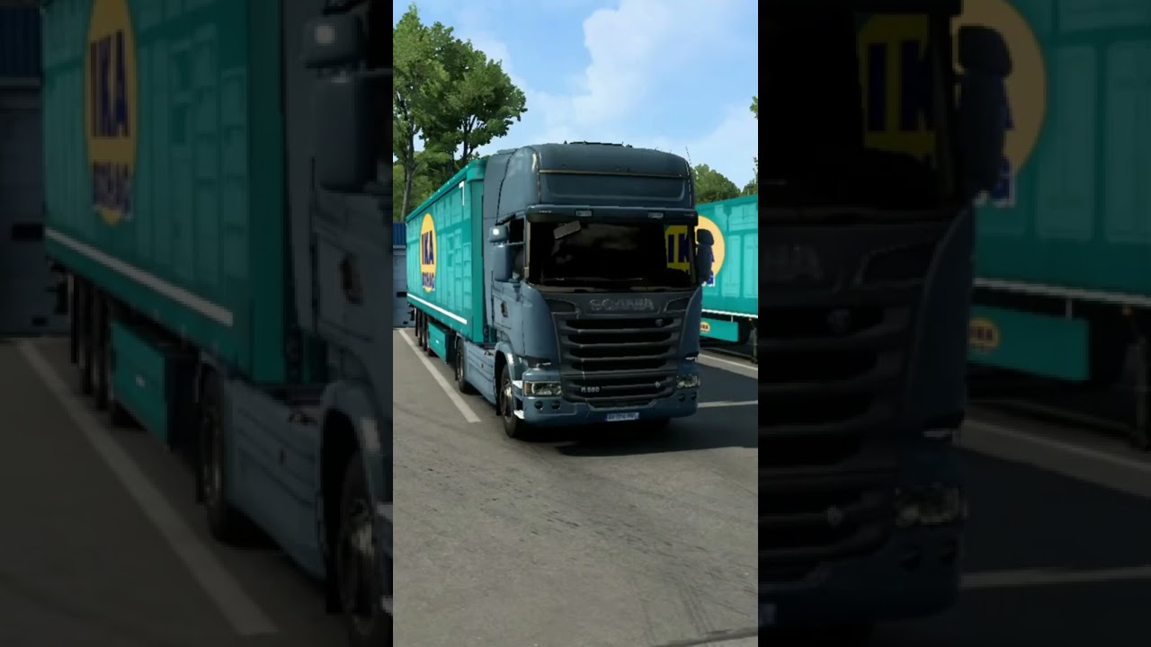 SCANIA ENGINE START & HORN SOUND - 
