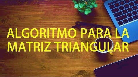 Matriz triangular en MatLab