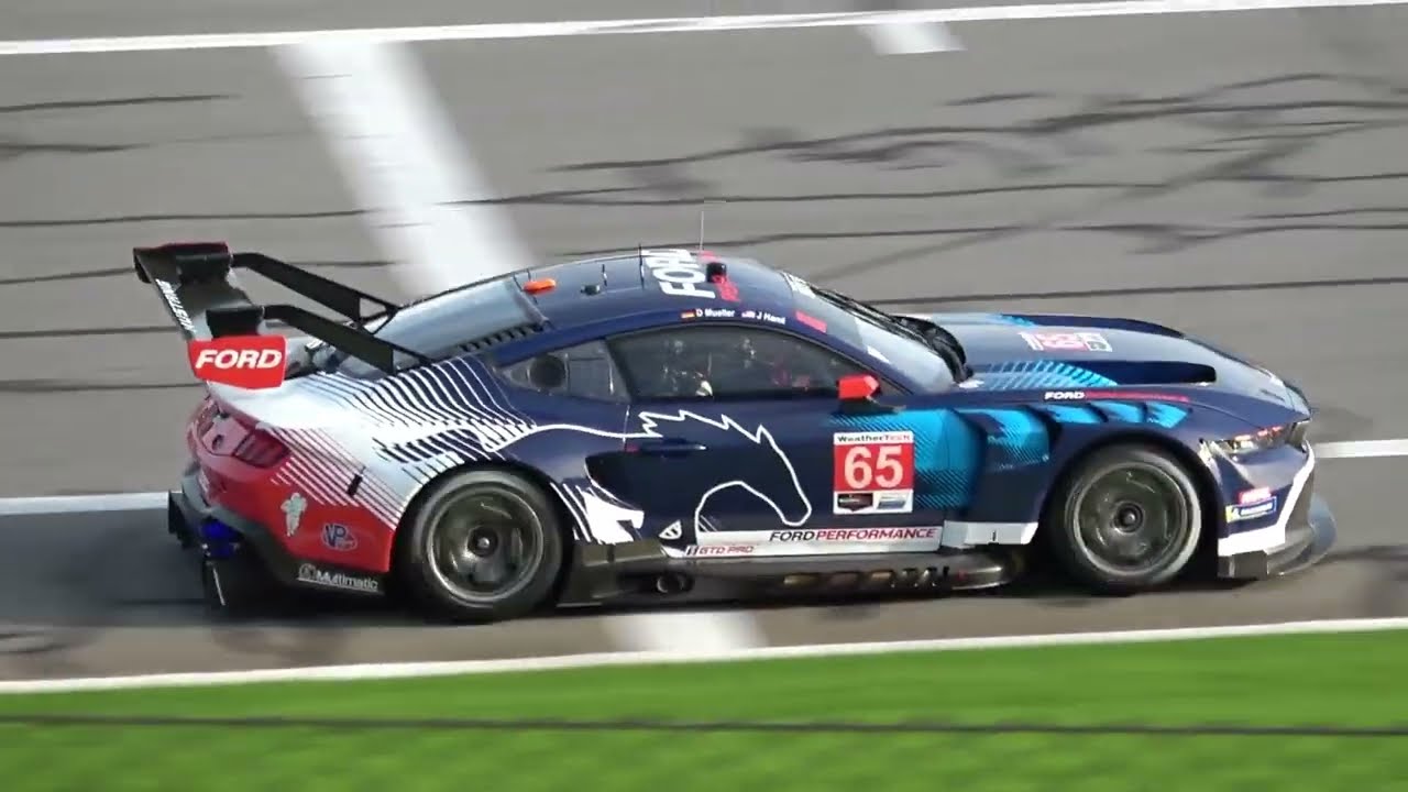 NEW 2024 Ford Mustang GT3 Testing at Daytona - YouTube
