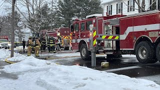 Firefighters work to extinguish house fire in Bangor