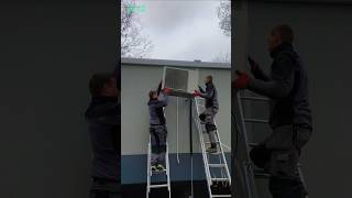 Installing Daikin Outdoor AC Unit on Wall | 2 #hvac #acinstallation #aircon #hvactech #install #ac