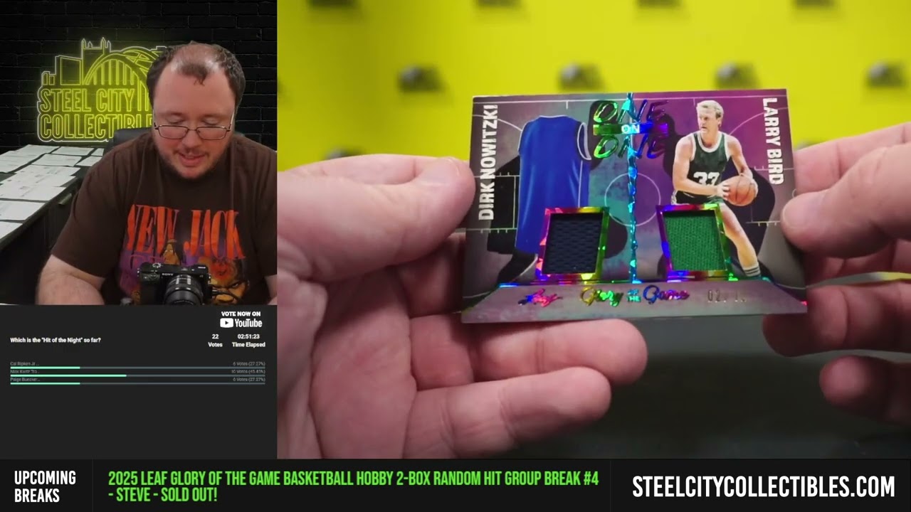 2025 Leaf Glory of The Game Basketball Hobby 2-Box Random Hit Group Break #4 - Steve