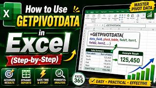 How to Use GETPIVOTDATA in Excel Step by Step