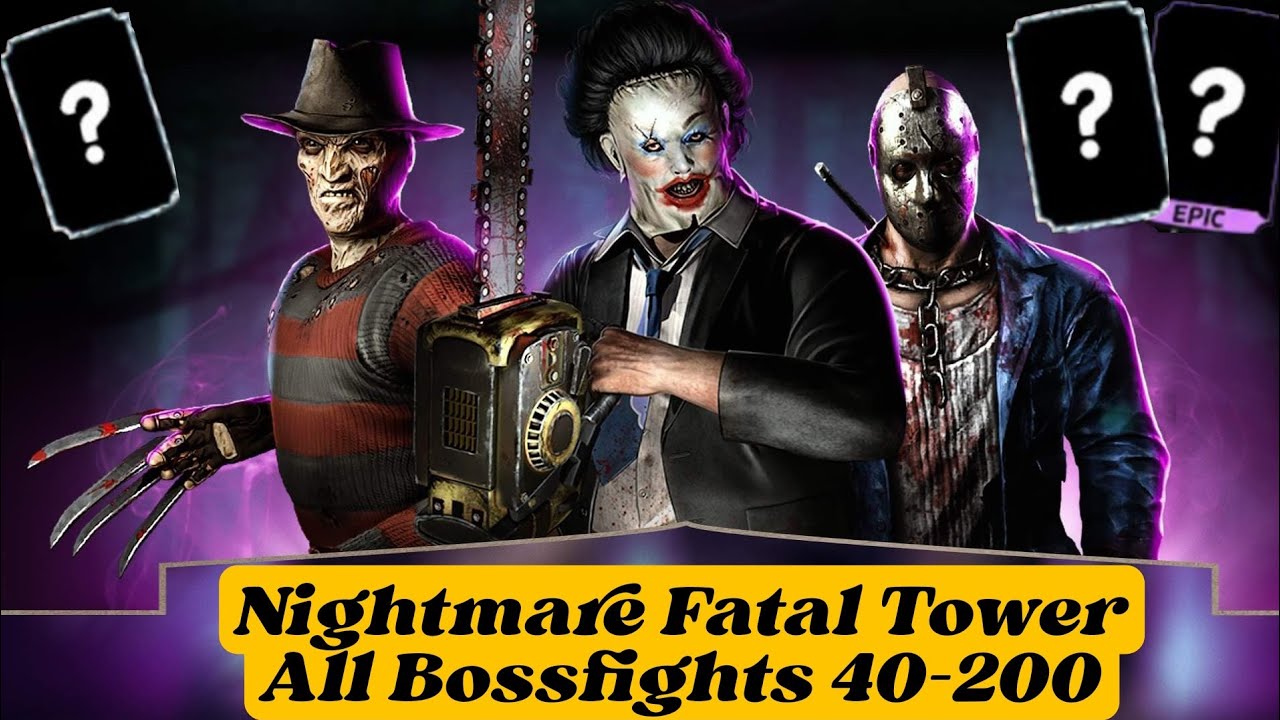 Fatal Nightmare Tower All Bossfights [40 to 200] + Rewards. Round11