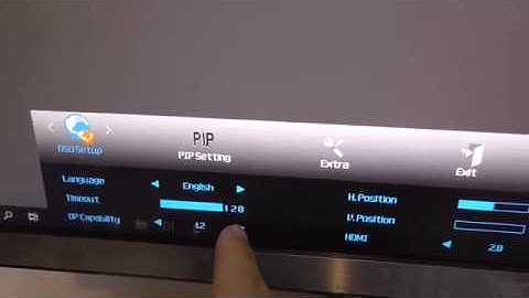 How to Increase LCD monitor Menu Timeout (AOC U2477PWQ)