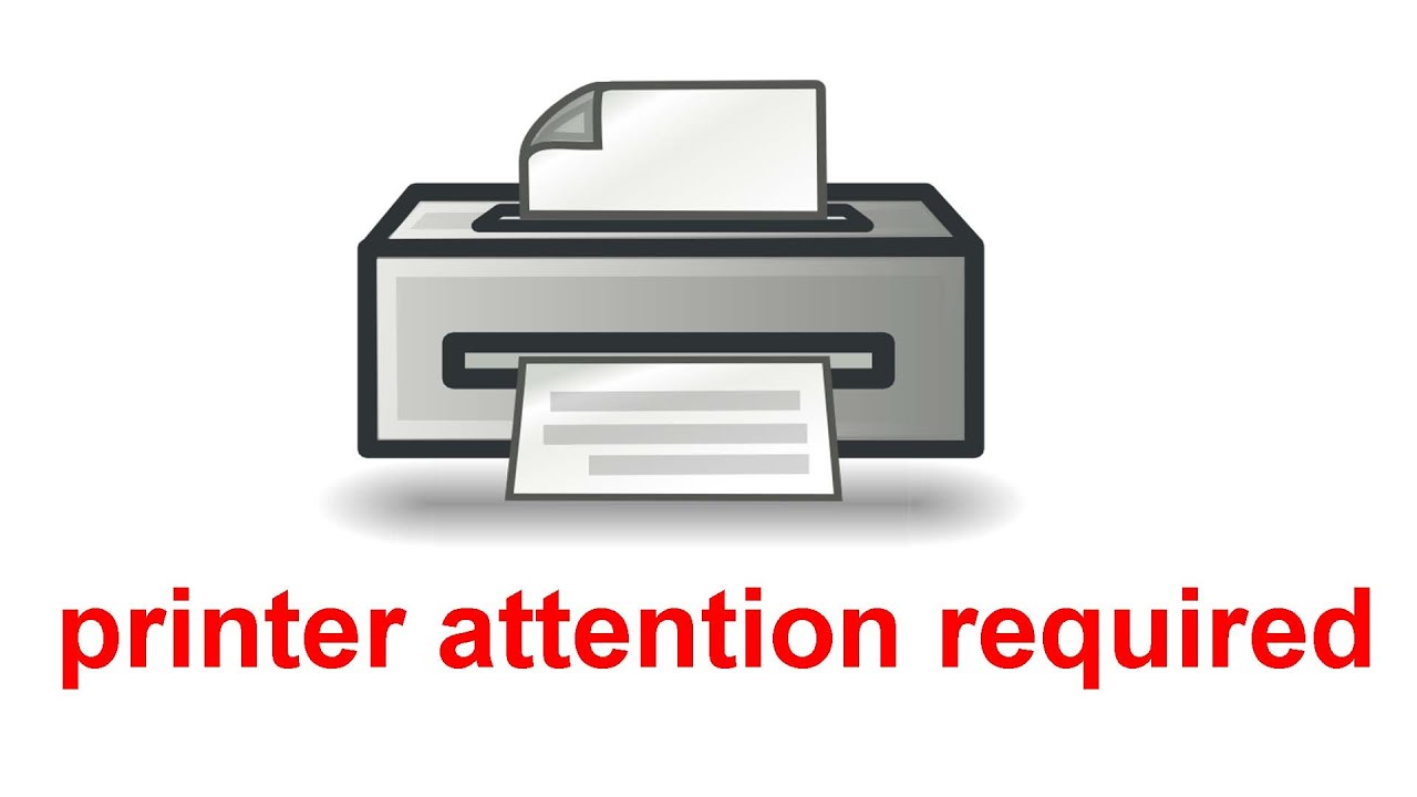How Fix the "The Printer Requires Your Error - YouTube