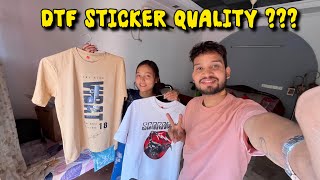 Dtf sticker ki Quality kaise check kare???✅