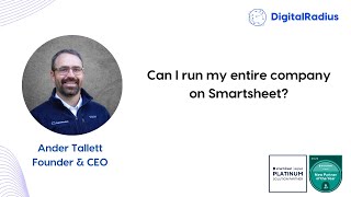 Can I Run my Whole Company on Smartsheet