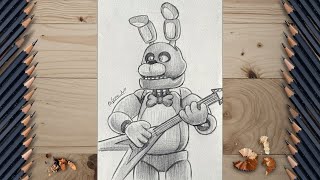 Como Dibujar A Bonnie Paso A Paso - Fnaf