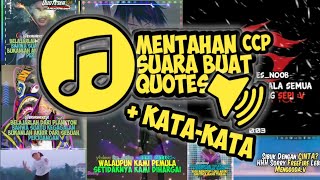 MENTAHAN SUARA QUOTES (DOWNLOAD MEDIAFIRE)