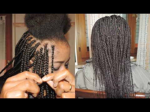 HOW TO GRIP HAIR || BOX BRAIDS - YouTube